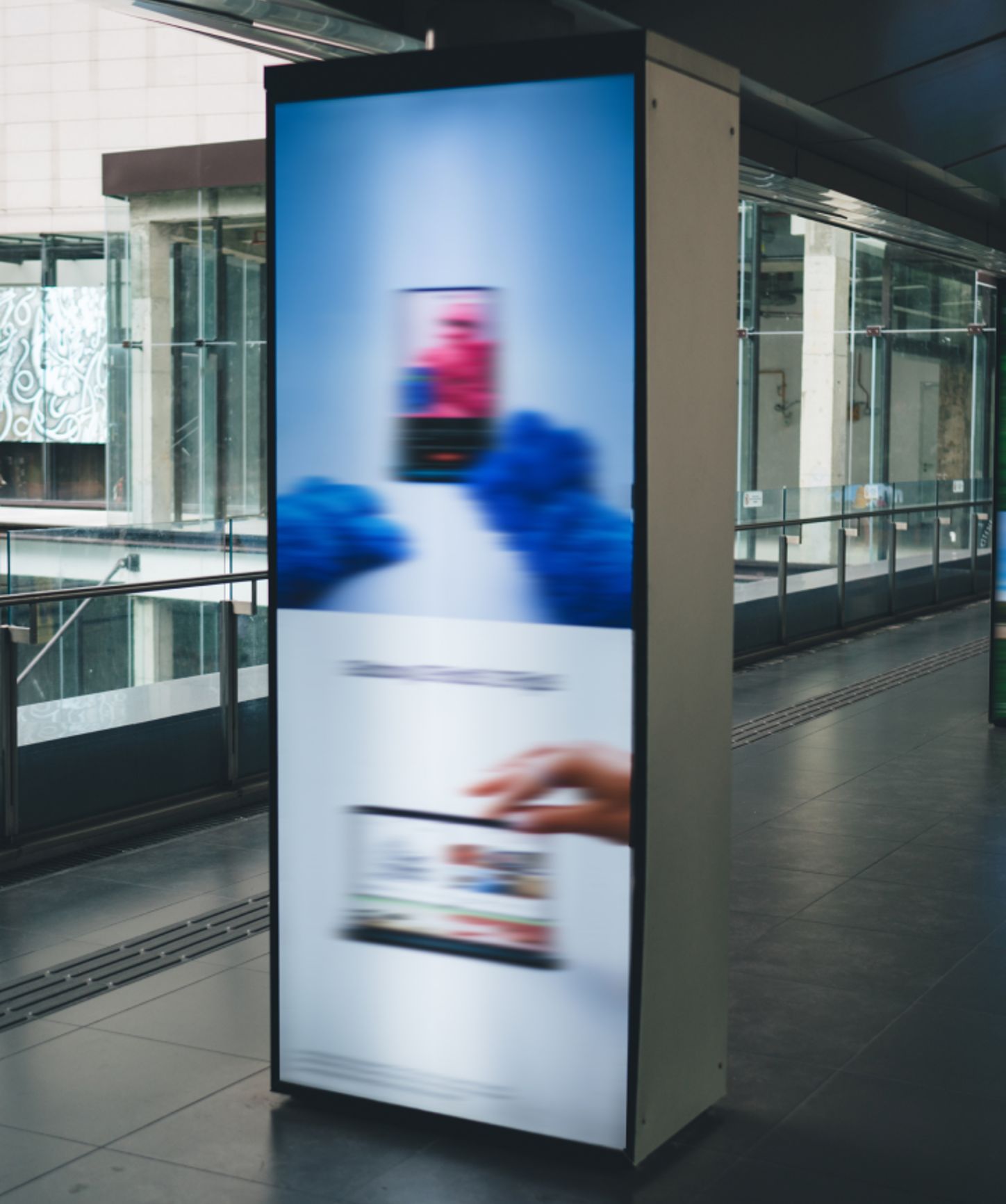 Digital out of home ad, from The Trade Desk