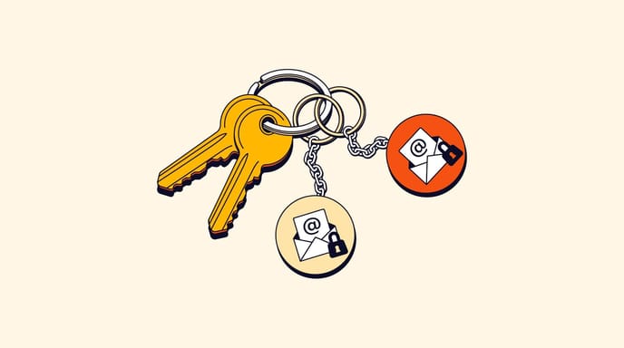 Keys with icons no logo