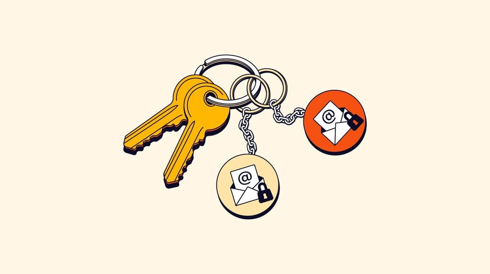 Keys with icons no logo