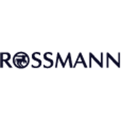 Das Logo zeigt das Wort „ROSSMANN” in Großbuchstaben mit einem stilisierten Zentaur-Symbol im Buchstaben „O”